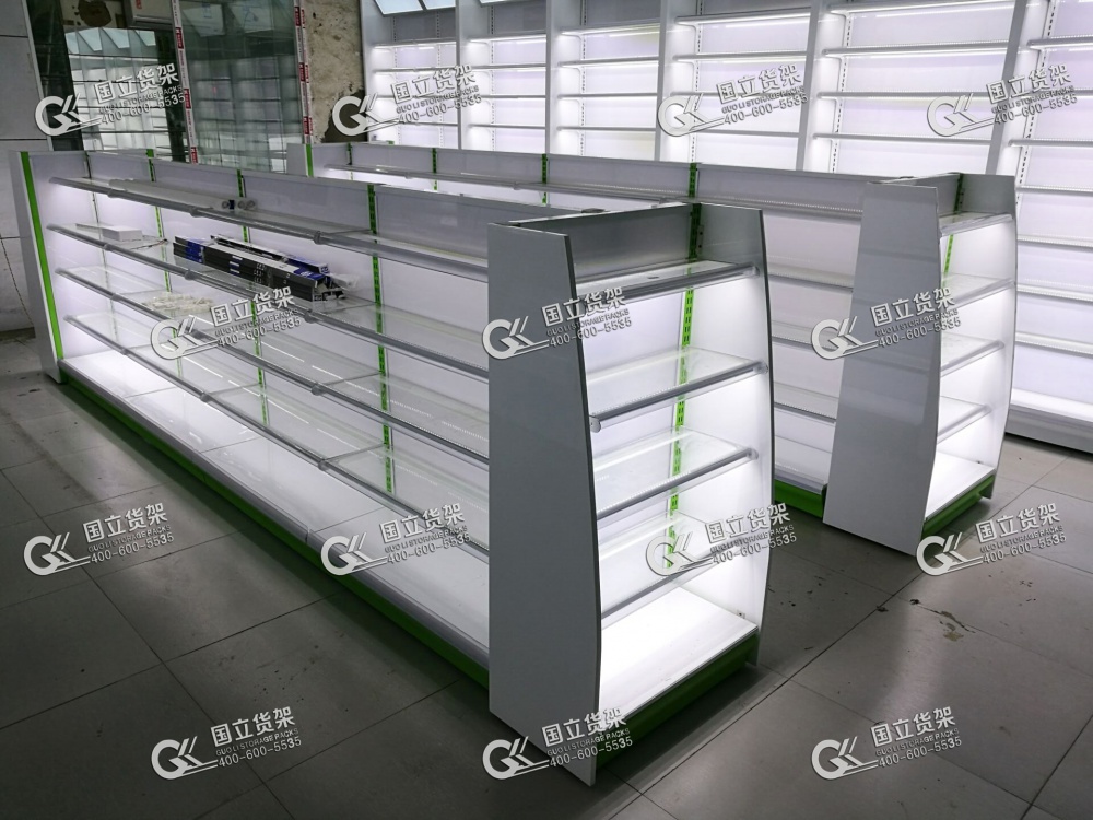 亞克力中島雙面貨架