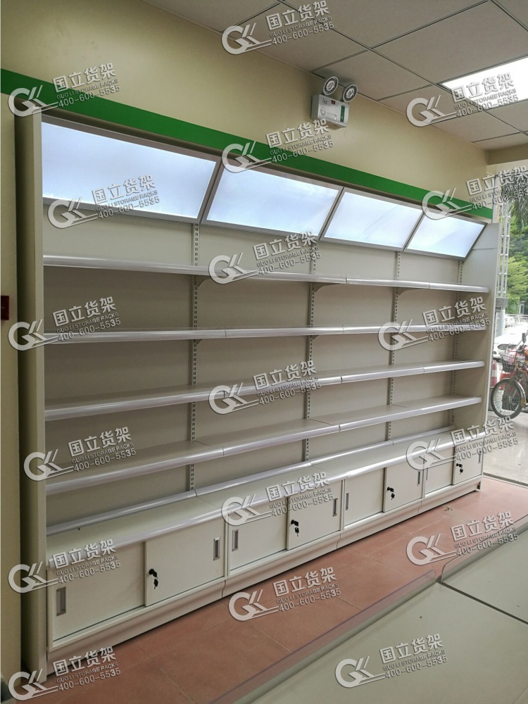藥店燈箱貨架