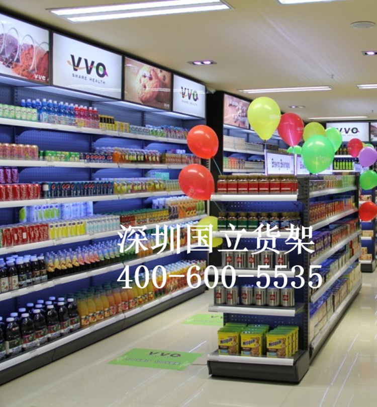 超市燈箱貨架