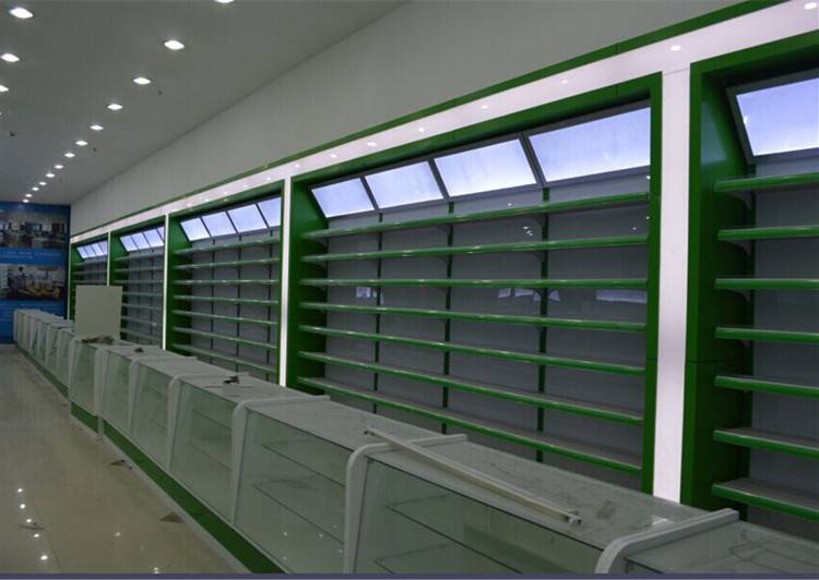 中聯(lián)綠色藥店處方柜貨架