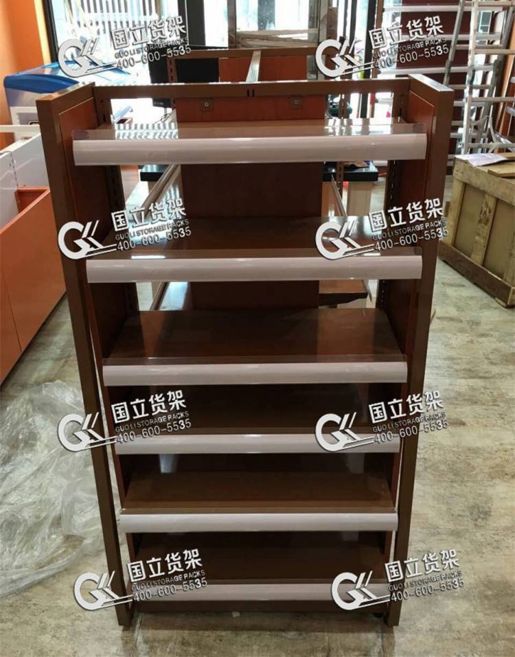 便利店中島木質(zhì)貨架