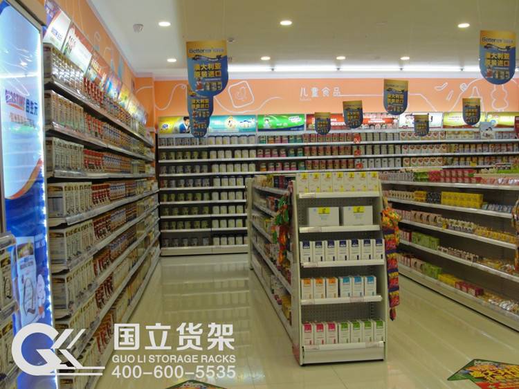 母嬰店奶粉專(zhuān)柜貨架