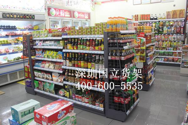 中島雙面貨架