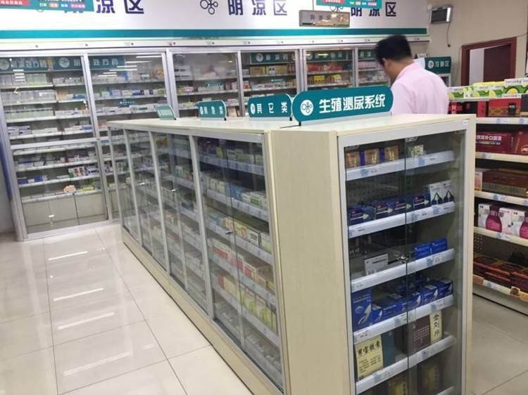 中島陰涼柜貨架