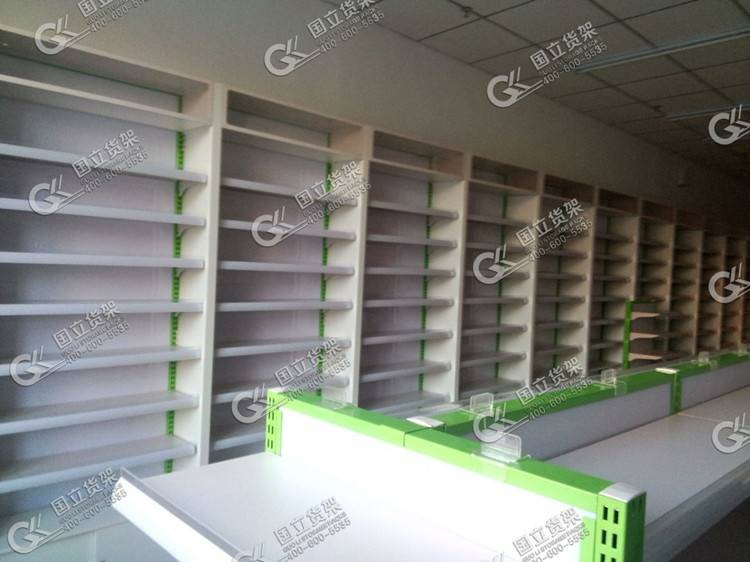 綠色立柱單面架