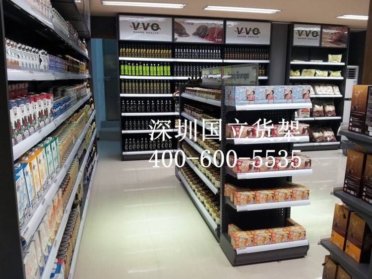 連鎖超市便利貨架