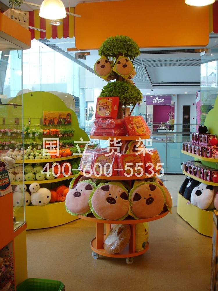 母嬰店促銷圓形展示架